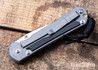 Chris Reeve Knives: Large Sebenza 31 - Glass Blasted Titanium - Bog Oak Inlay - CPM-MagnaCut - Drop Point - CR09IL028