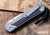 Chris Reeve Knives: Large Sebenza 31 - Glass Blasted Titanium - Bog Oak Inlay - CPM-MagnaCut - Drop Point - CR09IL030