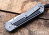 Chris Reeve Knives: Large Sebenza 31 - Glass Blasted Titanium - Bog Oak Inlay - CPM-MagnaCut - Drop Point - CR09IL036