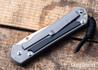 Chris Reeve Knives: Large Sebenza 31 - Glass Blasted Titanium - Bog Oak Inlay - CPM-MagnaCut - Drop Point - CR09IL038