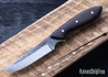 Carter Cutlery: Semi Skinner - Desert Ironwood - Red Liners - Hitachi White #1 Steel - CC28IL004