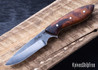 Carter Cutlery: Original - Desert Ironwood - Natural Micarta Liners - Hitachi White #1 Steel - CC28IL008