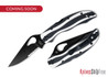 Spyderco: Magpie - Lockback - Black & White G-10 - 9Cr18MoV - Black Oxide - Combo Edge - BY25GPSBK