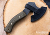 Riner Customs: Pack Hatchet - OD Green Micarta - Black Liners - Brass Pins - 80CRV2