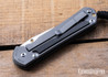 Chris Reeve Knives: Large Sebenza 31 - Glass Blasted Titanium - Bog Oak Inlay - CPM-MagnaCut - Drop Point - CR09IL045