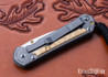 Chris Reeve Knives: Small Sebenza 31 - Glass Blasted Titanium - Box Elder Inlay - CPM-MagnaCut - Drop Point - CR07JL001