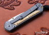 Chris Reeve Knives: Small Sebenza 31 - Glass Blasted Titanium - Box Elder Inlay - CPM-MagnaCut - Drop Point - CR07JL004