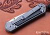 Chris Reeve Knives: Small Sebenza 31 - Glass Blasted Titanium - Bog Oak Inlay - CPM-MagnaCut - Drop Point - CR08JL007