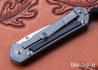 Chris Reeve Knives: Small Sebenza 31 - Glass Blasted Titanium - Bog Oak Inlay - CPM-MagnaCut - Drop Point - CR08JL008