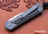 Chris Reeve Knives: Small Sebenza 31 - Glass Blasted Titanium - Bog Oak Inlay - CPM-MagnaCut - Drop Point - CR08JL016