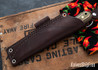 L.T. Wright Knives: Genesis - Camo G10 - Scandi Grind - A2 Steel - Matte
