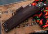 L.T. Wright Knives: Genesis - Python G10 - Scandi Grind - A2 Steel - Matte