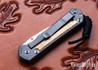 Chris Reeve Knives: Small Sebenza 31 - Glass Blasted Titanium - Box Elder Inlay - CPM-MagnaCut - Drop Point - CR07JL014