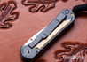 Chris Reeve Knives: Small Sebenza 31 - Glass Blasted Titanium - Box Elder Inlay - CPM-MagnaCut - Drop Point - CR07JL016