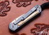 Chris Reeve Knives: Small Sebenza 31 - Glass Blasted Titanium - Box Elder Inlay - CPM-MagnaCut - Drop Point - CR07JL017