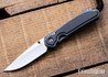 Chris Reeve Knives: Small Sebenza 31 - Glass Blasted Titanium - Bog Oak Inlay - CPM-MagnaCut - Drop Point - CR08JL018