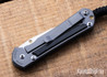 Chris Reeve Knives: Small Sebenza 31 - Glass Blasted Titanium - Bog Oak Inlay - CPM-MagnaCut - Drop Point - CR08JL018
