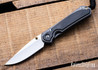 Chris Reeve Knives: Small Sebenza 31 - Glass Blasted Titanium - Bog Oak Inlay - CPM-MagnaCut - Drop Point - CR08JL022