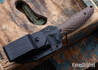 SRM Knives: 605T-MP Fossa - Green Micarta - Bead Blasted 14C28N