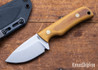 Battle Horse Knives: Jutland - O1 Tool Steel - Saber Grind - Natural Micarta - Kydex Sheath