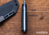 Battle Horse Knives: Jutland - O1 Tool Steel - Saber Grind - Black Micarta - Blue Liners - Kydex Sheath