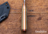Battle Horse Knives: Jutland - O1 Tool Steel - Saber Grind - Green Micarta - Orange Liners - Kydex Sheath