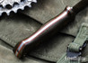 7Forge Knives: Bobcat - Green Linen Micarta - Natural Liners & Pins - AEB-L