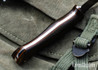 7Forge Knives: Envoy - Vintage Green Linen Micarta - Natural Liners & Pins - 52100