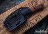 WW Customs: EDC - Crosscut Natural Linen Micarta - Black Micarta Liners & Pins - Stonewashed CPM 154