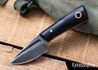 Bradshaw Blades: Biddie - Black Linen Micarta - Copper Hardware - 154CM