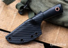 Bradshaw Blades: Biddie - Black Linen Micarta - Copper Hardware - 154CM
