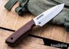 Bradshaw Blades: Urban Recce - Vintage Crosscut Micarta - Natural Canvas Hardware - 154CM