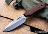 Bradshaw Blades: Urban Recce - Vintage Crosscut Micarta - Natural Canvas Hardware - 154CM