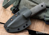 Bradshaw Blades: Sidekick - Green G-10 - 1095 Carbon Steel