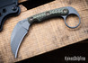 RMJ Tactical: Korbin - Karambit - Dirty Olive G-10 - CPM-3V - Tungsten Cerakote