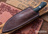 7Forge Knives: Artemis Bushcrafter - Natural Linen Micarta - 52100