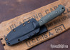 White River Knife & Tool: Hunter - Black & Olive Drab Linen Micarta - CPM-MagnaCut