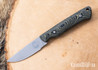 White River Knife & Tool: Small Game - Black & Olive Drab Linen Micarta - CPM-MagnaCut
