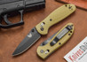 Benchmade Knives: 556BKSN Mini-Griptilian - Sand Handle - Black Blade