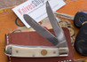 Canal Street Cutlery: 4 1/8" Full Moon Trapper Pocket Knife - 440c