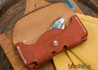 KSF Leather: Courier Belt Sheath for Pocket Knives