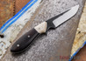 Carter Cutlery: Original Neck Knife - Ironwood / Corian