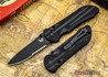 Benchmade Knives: 908SBK Axis Stryker II - Black Blade - Drop Point - Serrated