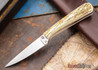 L.T. Wright Knives: Coyote - Stag - Flat Ground - D2 Steel - #06
