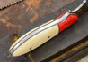 Carter Cutlery: Murray's "Perfect" Model Neck Knife - Camel Bone - Black Liners