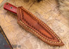 Alan Warren Knives: Custom Neck Knife - Red G-10 - #1811