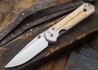 L.T. Wright Knives: Patriot - Desert Ironwood - Flat Ground - D2 Steel - #45