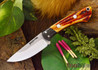 Northwoods Knives: Iron River - Amber Jigged Bone - Red Liners