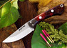 Northwoods Knives: Iron River - Scarlet & Black Elder Burl