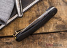 Todd Begg Knives: Custom Bodega - Carbon Fiber - Black & Gold Finish - Compound Grind